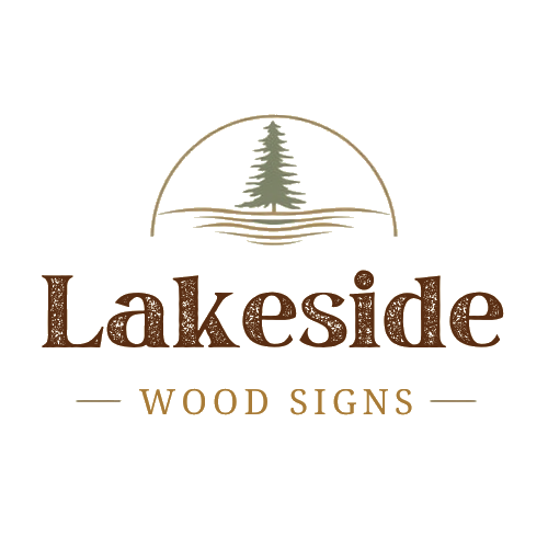 Lakeside Wood Signs